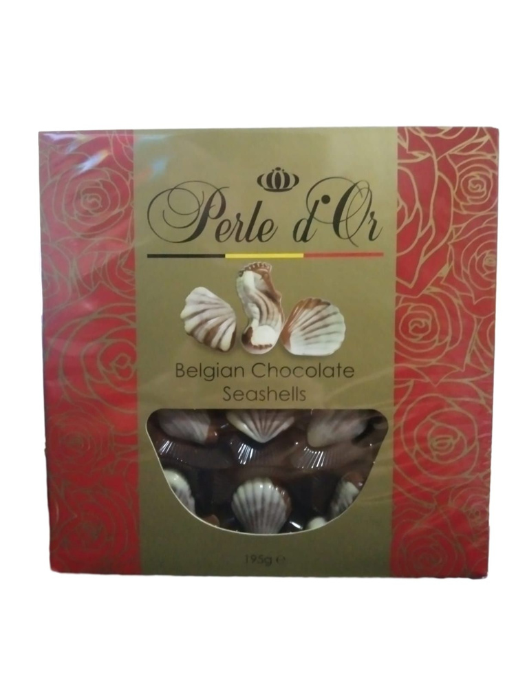 Конфеты Perle d'or Chocolate Seashells морские ракушки 195 г #1