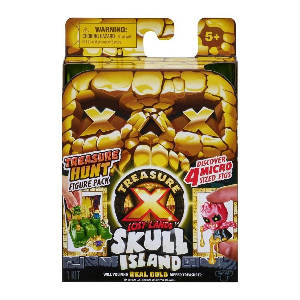 Treasure X Lost Lands Skull Island Treasure Hunt Figure Pack, 10 ...