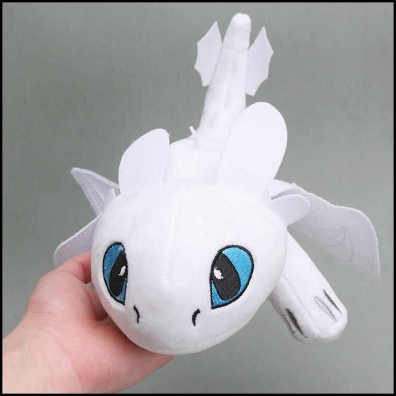 Мягкая игрушка Беззубик Как приручить дракона Фурия 27 см белый ...