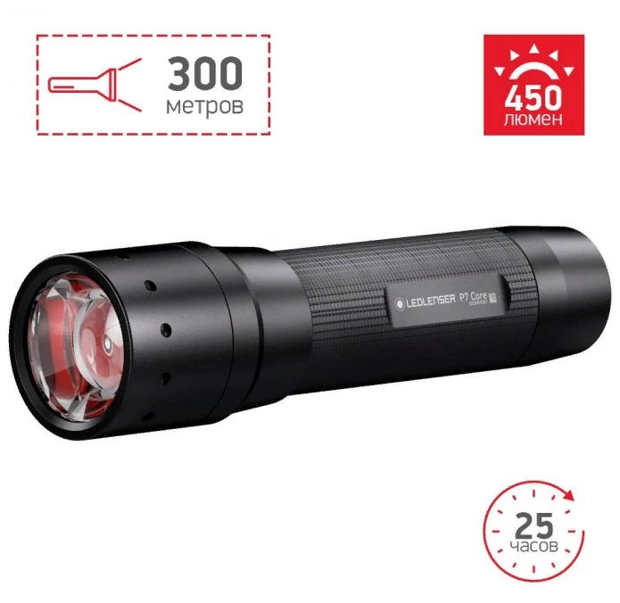 Led Lenser P7 Core Фонарь светодиодный (450 лм) #1