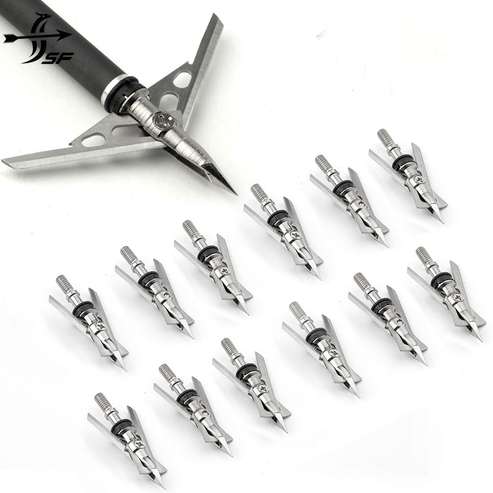наконечник для стрел, набор из 12, подходит для луков и стрел с ...