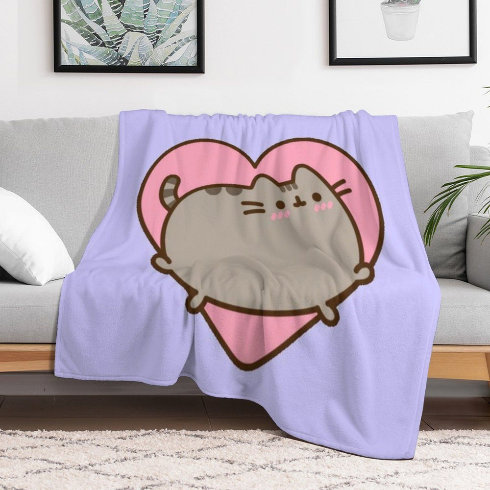 Pusheen Плед , Велсофт, 200х150 см #1