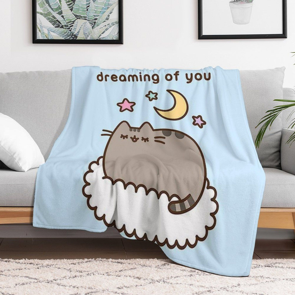 Pusheen Плед , Велсофт, 200х150 см #1