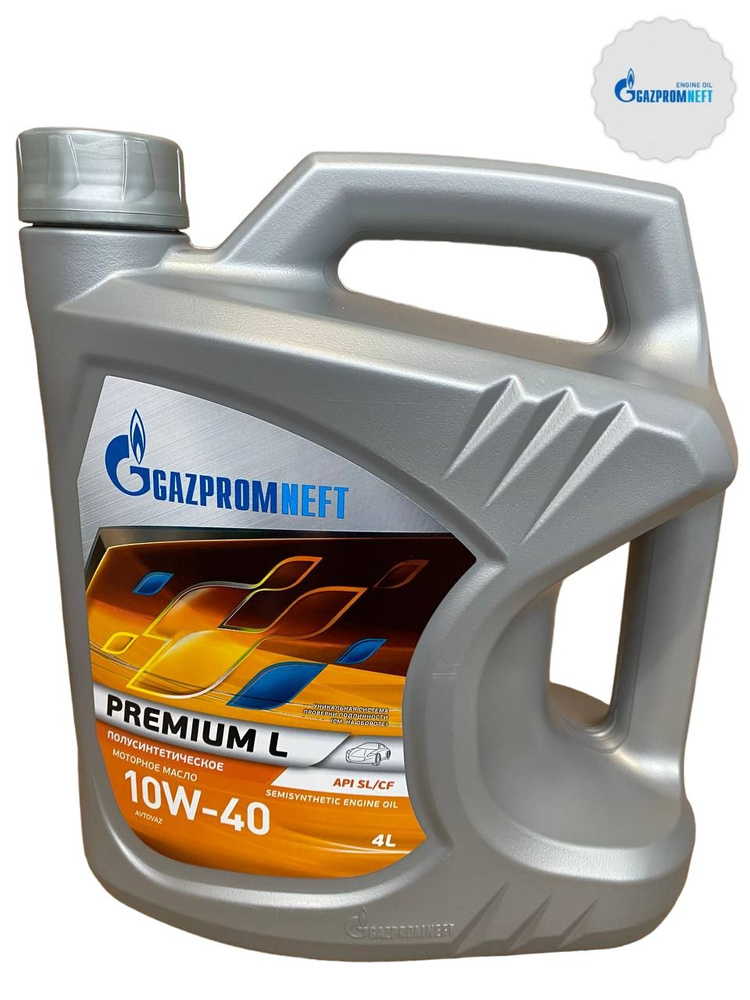 Gazpromneft Premium L 10W-40 Масло моторное, Полусинтетическое, 4 л #1