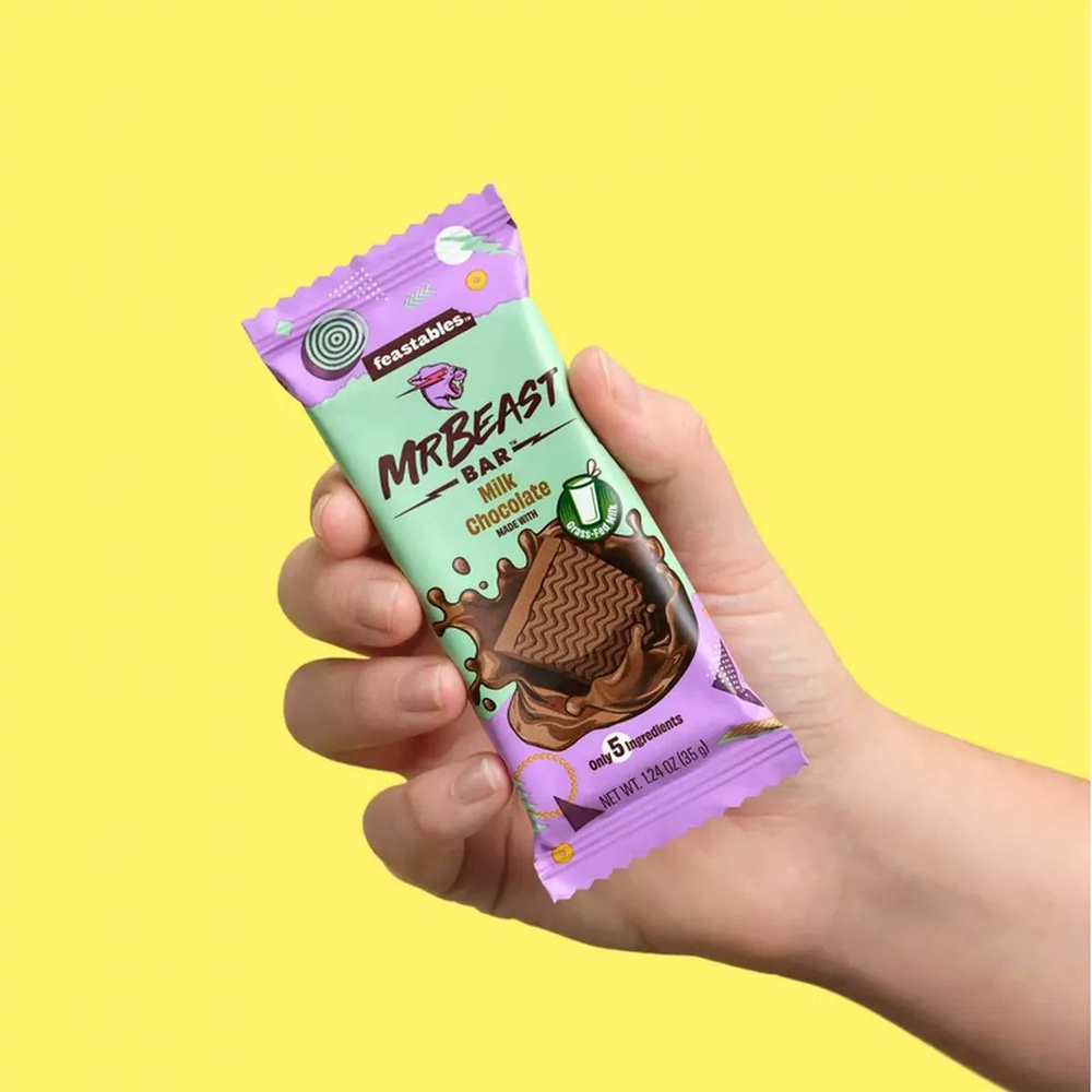 Feastables / Шоколад Мистер Бист / Mr. Beast шоколад молочный 35гр ...