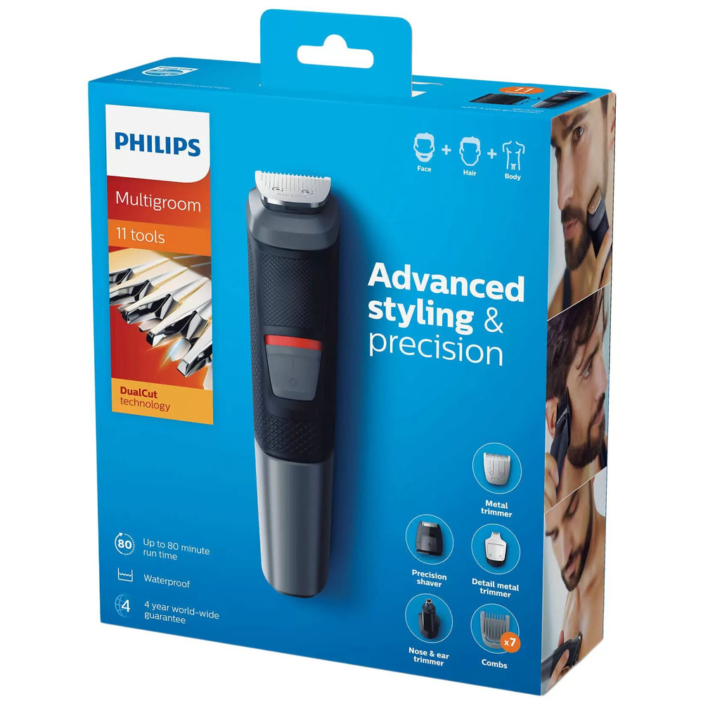Машинка для стрижки Philips Триммер для лица и тела MG5730/15 ...
