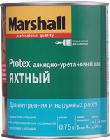 Лак marshall protex паркетный износостойкий матовый 2 5л 5255235