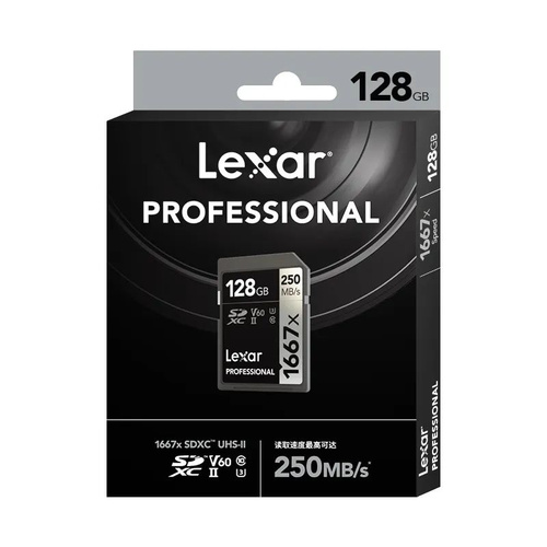 Карта памяти Lexar 128 ГБ (Lexar 1667X SDXC) - купить с доставкой по ...