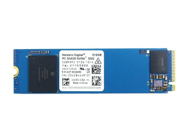 256 ГБ Внутренний SSD-диск Western Digital 2280 PC SN530 NVMe