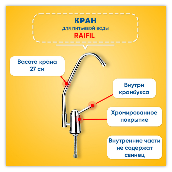 Установка крана барьер на раковину