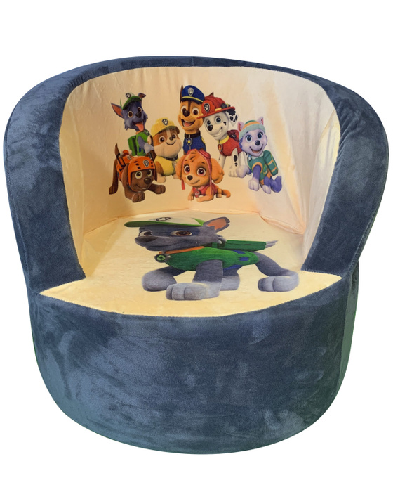 Детское мягкое кресло, синее - купить с доставкой по выгодным ценам в ...