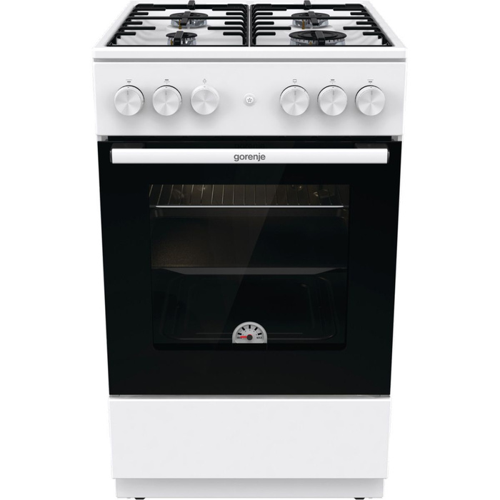 Плита газовая Gorenje GG5A12WH, 4 конфорки, 7.8 кВт, электроподжиг ...