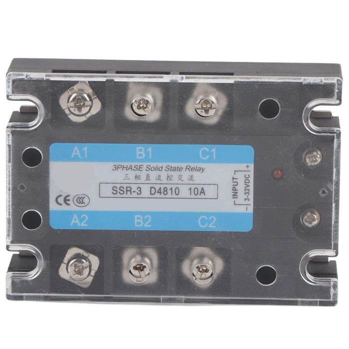 3-фазное твердотельное реле постоянного тока ССР-3 Д4810 10А с ...
