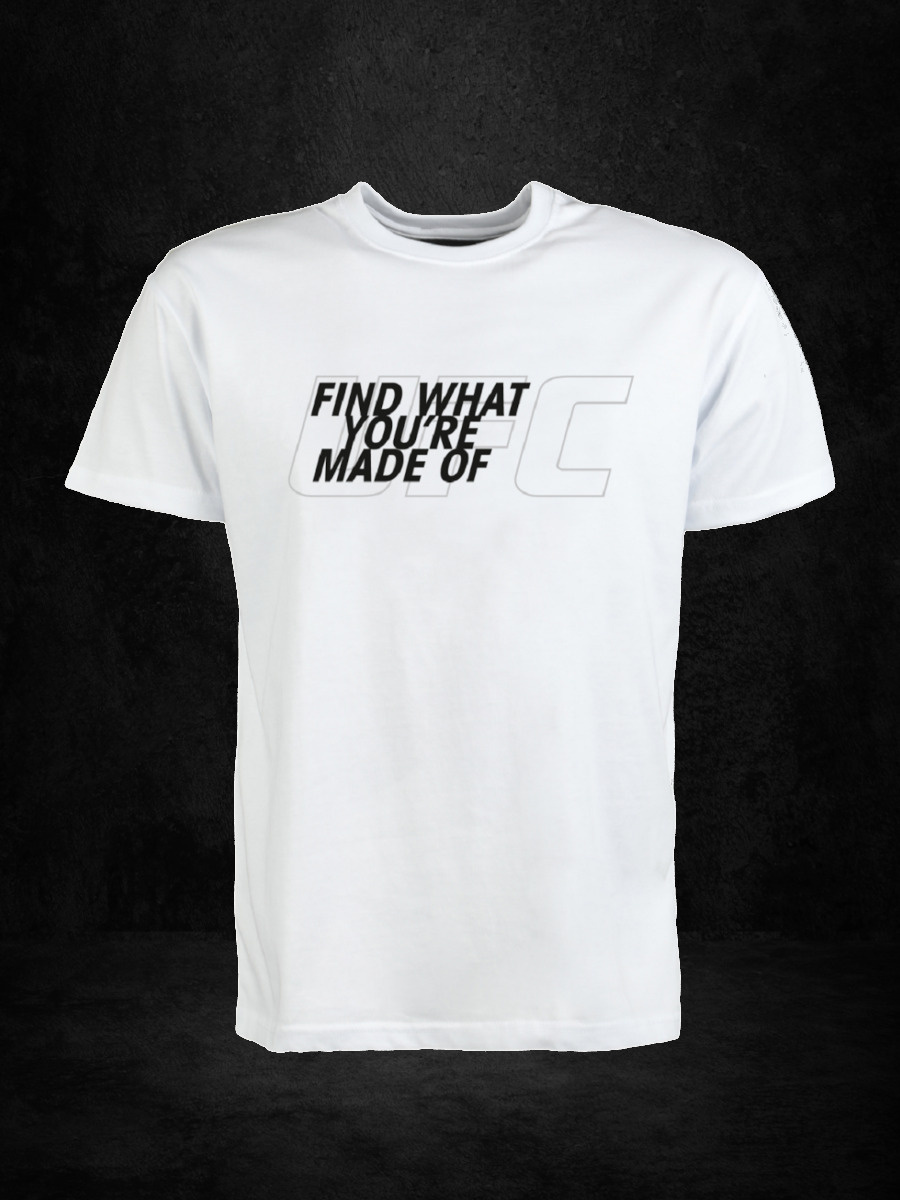 Футболка мужская UFC FIND WHAT WHITE T-SH