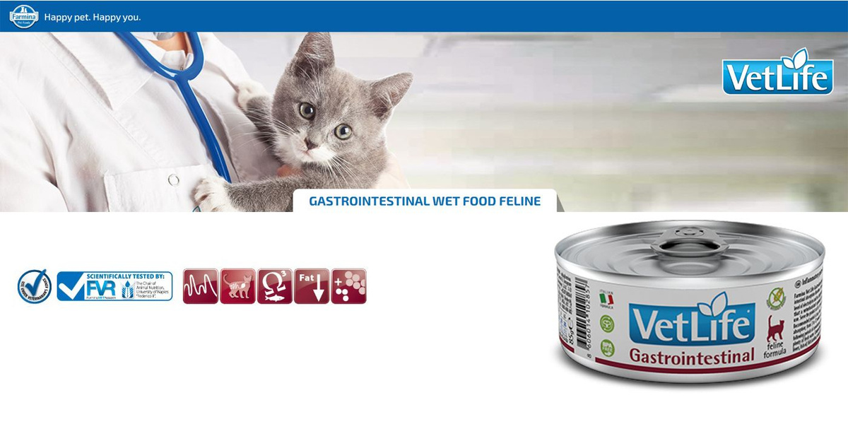Консервированный влажный корм Farmina Vet Life Gastrointestinal для ...