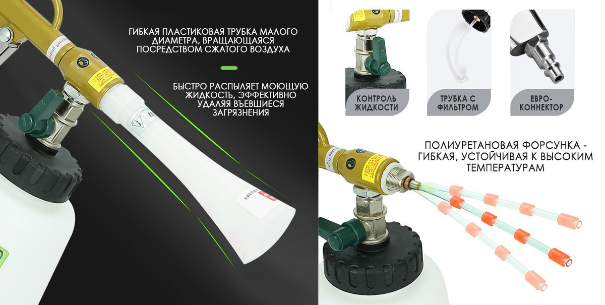 Торнадор аппарат для химчистки салона авто 1л / Распылитель ...