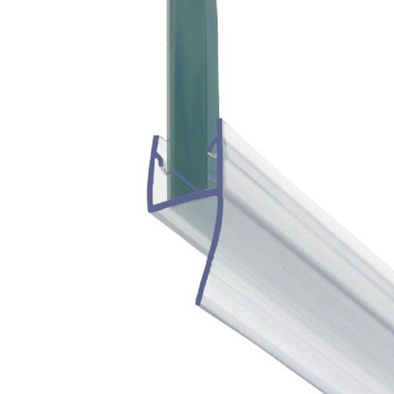 Нижний силиконовый уплотнитель для двери душевой кабины и шторки на ванну для стекла 5 - 6 мм