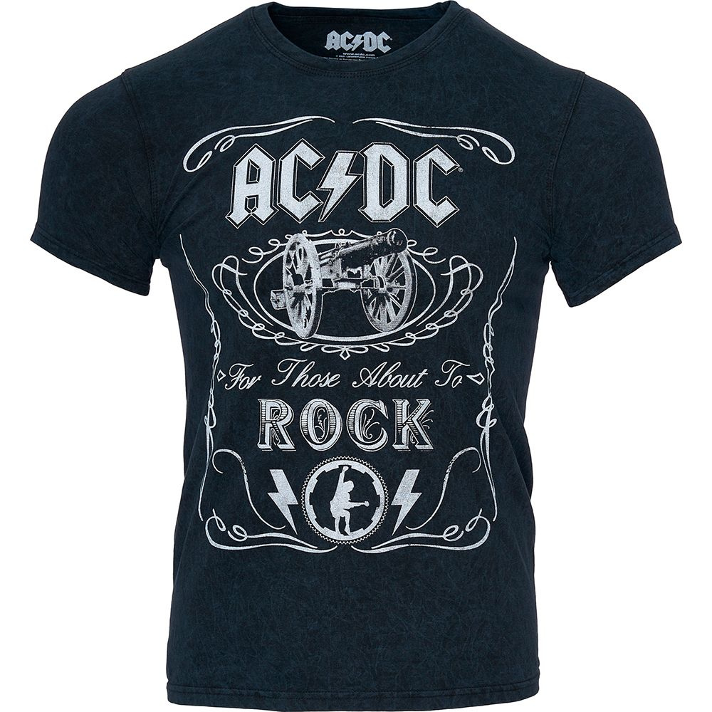 Футболка AC/DC - Cannon Swig (Dip-Dye) Official