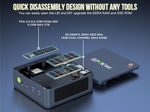 ミニPC GMKtec NucBox M5 Ryzen 7 5700U 楽天市場】【クーポンで42,860円~】GMKtec ミニpc M5PLUS【AMD Ryzen 7