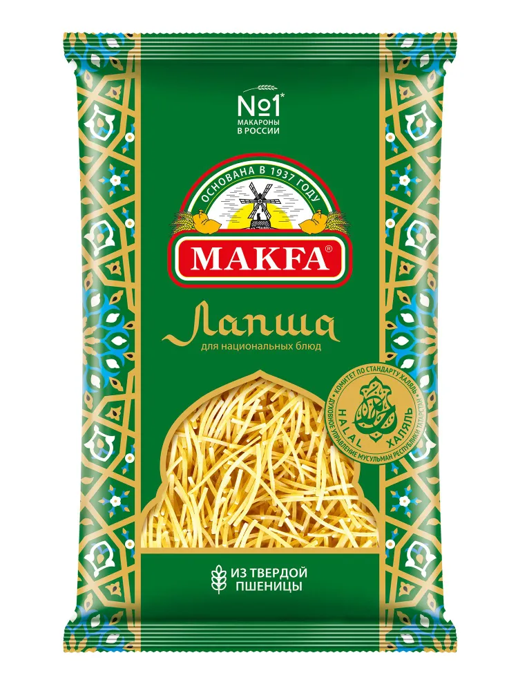 Лапша тонкая для национальных блюд Makfa гр А в/с, 300 г, 300 г