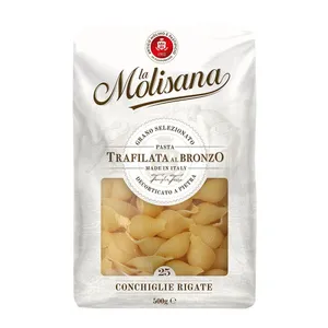 Макаронные изделия La Molisana ракушки рифленые Abissine/Conchiglie Rigate n.25, из твёрдых сортов пшеницы, 500 г Подобрали для вас