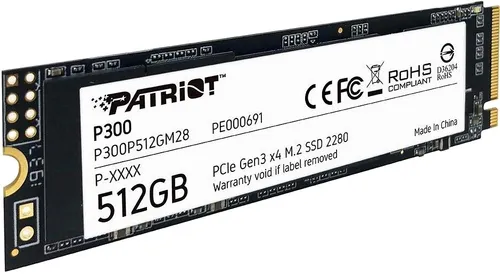 Patriot Memory 512 ГБ Внутренний SSD-диск (P300P512GM28)