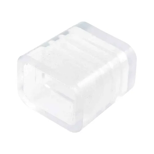 Заглушка для одноцветного одностороннего светодиодного неона (10.5*18.5мм)