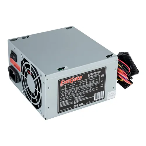 ExeGate EX169945RUS-S Блок питания CP350 , 350, 80мм, серый