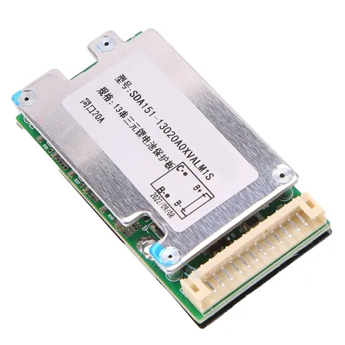 Плата защиты литий-ионной батареи SDA151 13S 48V 20A (плата BMS, печатная плата + металл)