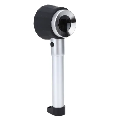 Портативная карманная лупа 10x с LED подсветкой и измерительной шкалой, мини увеличительное стекло д