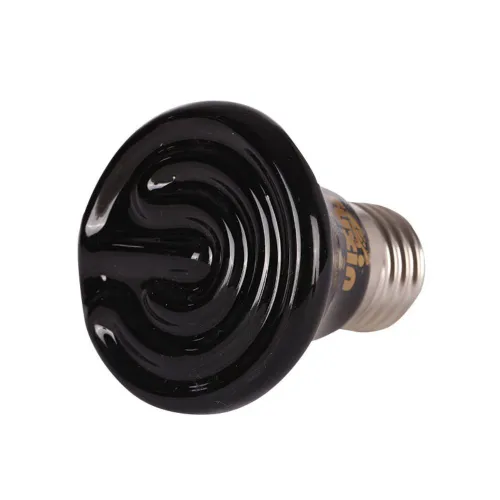 Керамическая лампа для обогрева рептилий, 25W: ударопрочная, для террариумов, мини-нагреватель для п