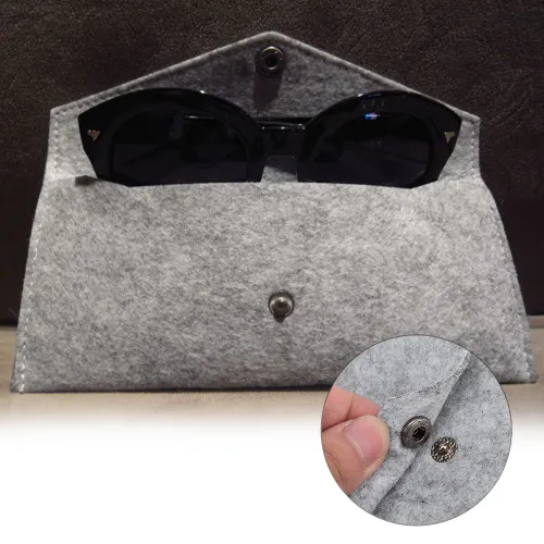 Портативный многофункциональный чехол-органайзер из фетра для телефона, очков и ручек