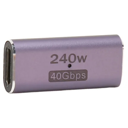 USB4.0 адаптер Type-C, переходник USB-C Female-Female, 240W PD, 40Gbps, 8K 60Hz, для ноутбука, телеф