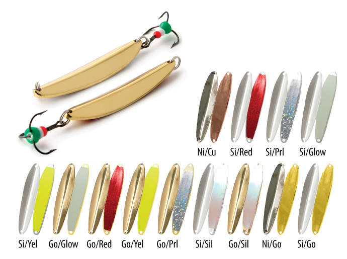 Блесна зим. Akara Ice Striker 55 16,8гр (3/5 oz,2,2 in) Ni/Go
