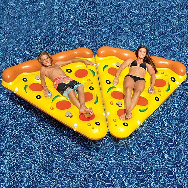 Матрас надувной для плавания пицца
