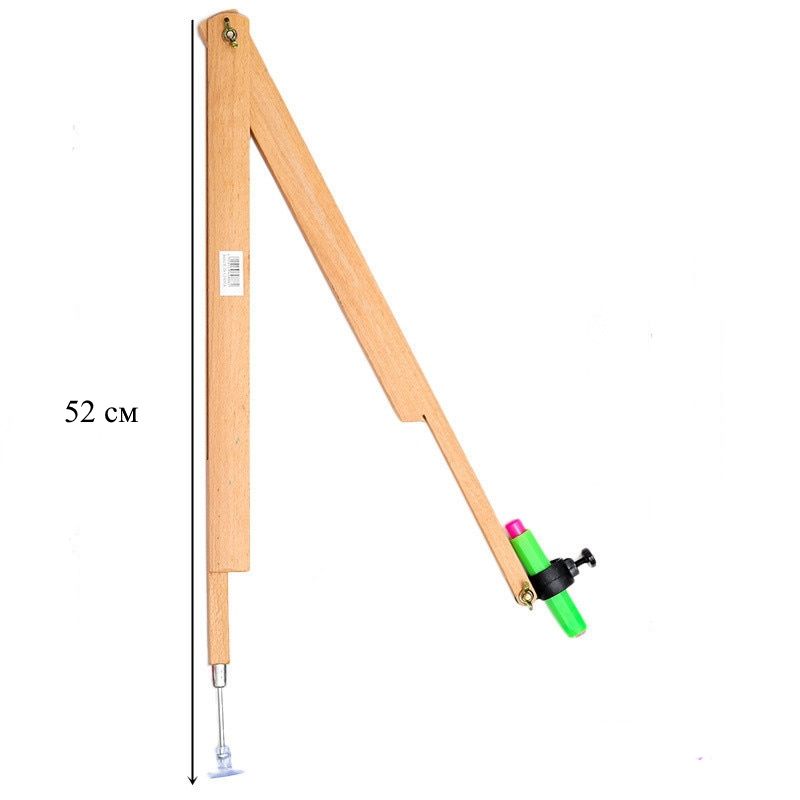 Деревянный набор для школьной доски, 5 предметов: 2 треугольника, 1 ...