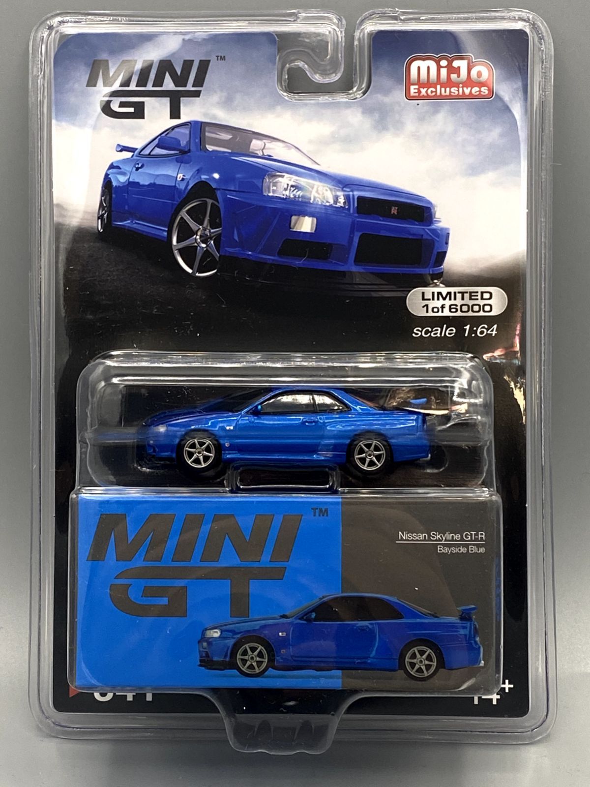 ミニカー MINI GT Nissan Skyline GT-R 32.34 Модель коллекционная Mini GT 1:64 Nissan Skyline GT-R R34 Bayside