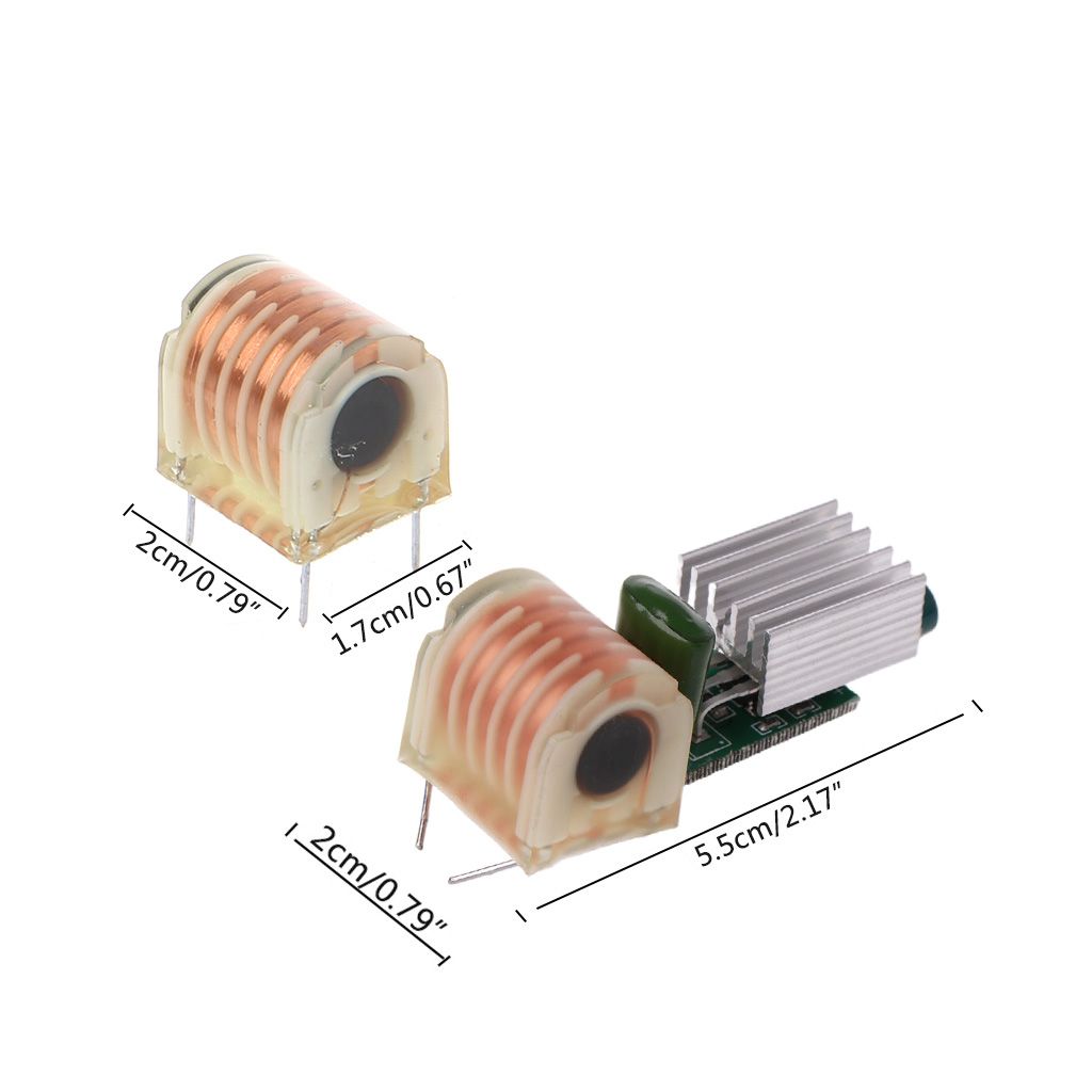 (1шт) Высокочастотный высоковольтный трансформатор 20 КВ-трансформатор ...