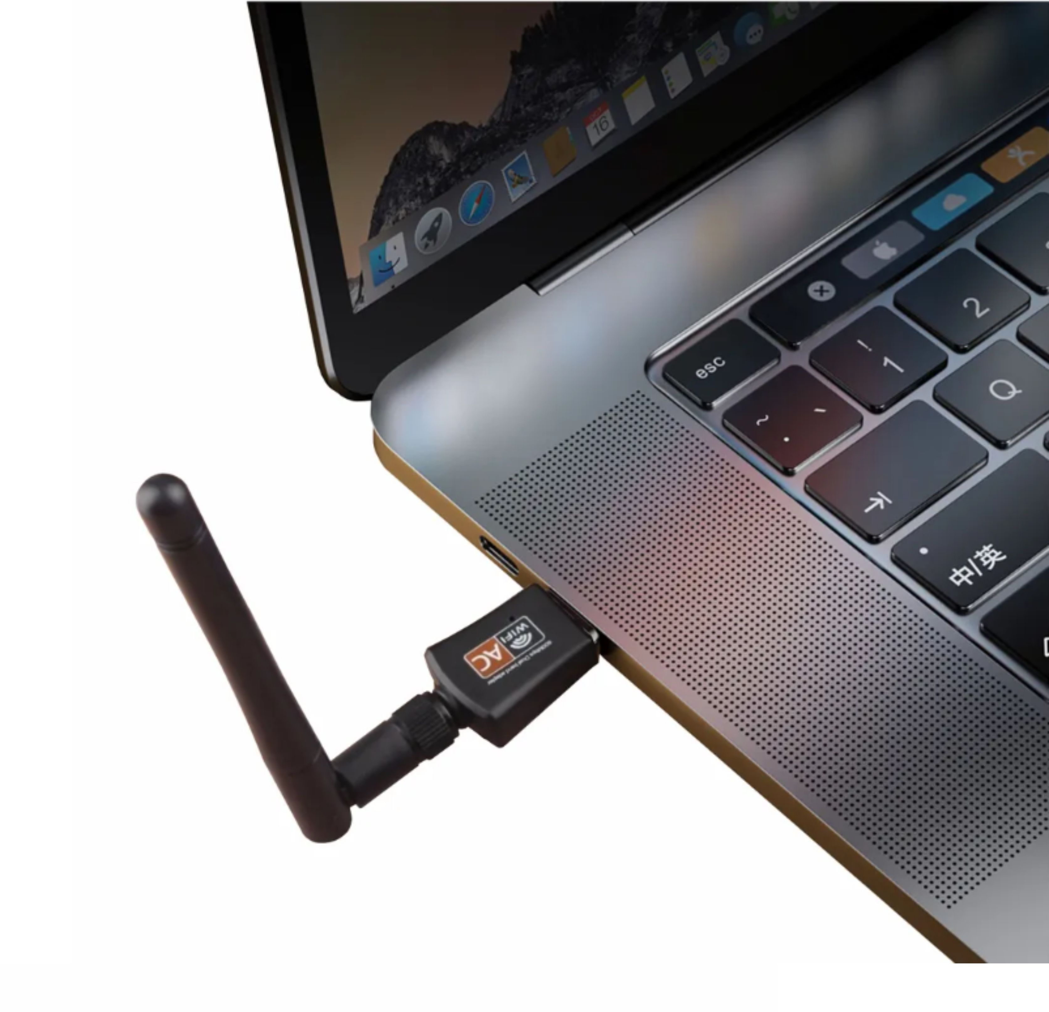 Wi-Fi адаптер для компьютера 600 Мбит 2,4 / 5ГГц двухдиапазонный с ...