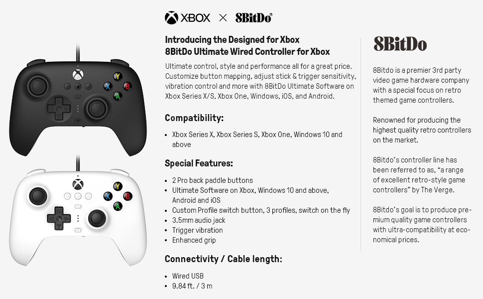 8bitdo ultimate wired controller. 8bitdo Ultimate Controller. 8bitdo Ultimate wired Controller for Xbox. 8bitdo Ultimate software. Кнопки для 8bitdo Ultimate.