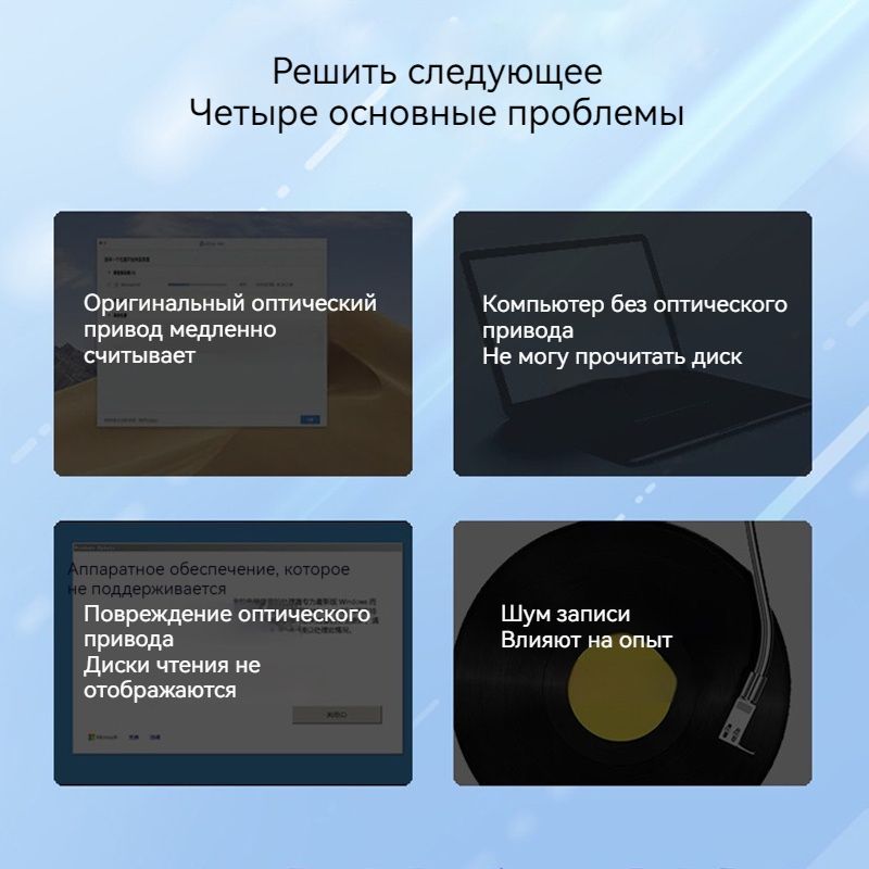 Внешний DVD-привод ноутбука USB 3.0 Type-C портативный проигрыватель CD ...