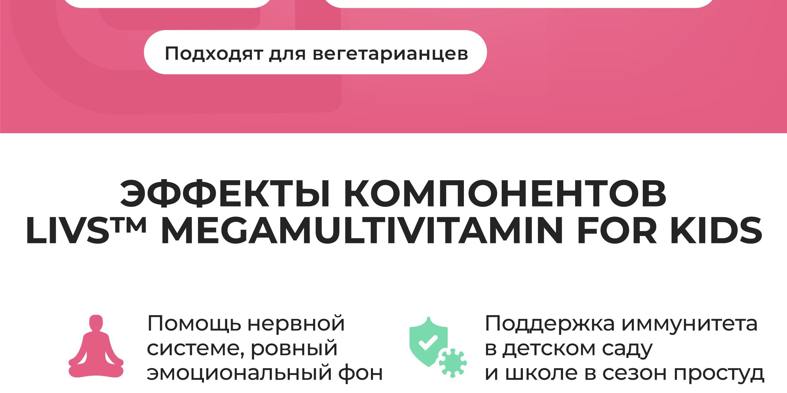 Витаминный комплекс LIVS для детей от 3 лет жевательные витамины со ...