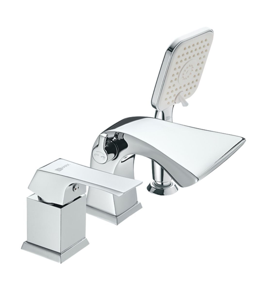 Lemark LM4545C "Юнит" Смеситель для ванны встраиваемый,на 3 отверстия,с аксессуарами, хром (к/к 4) — купить в Алматы