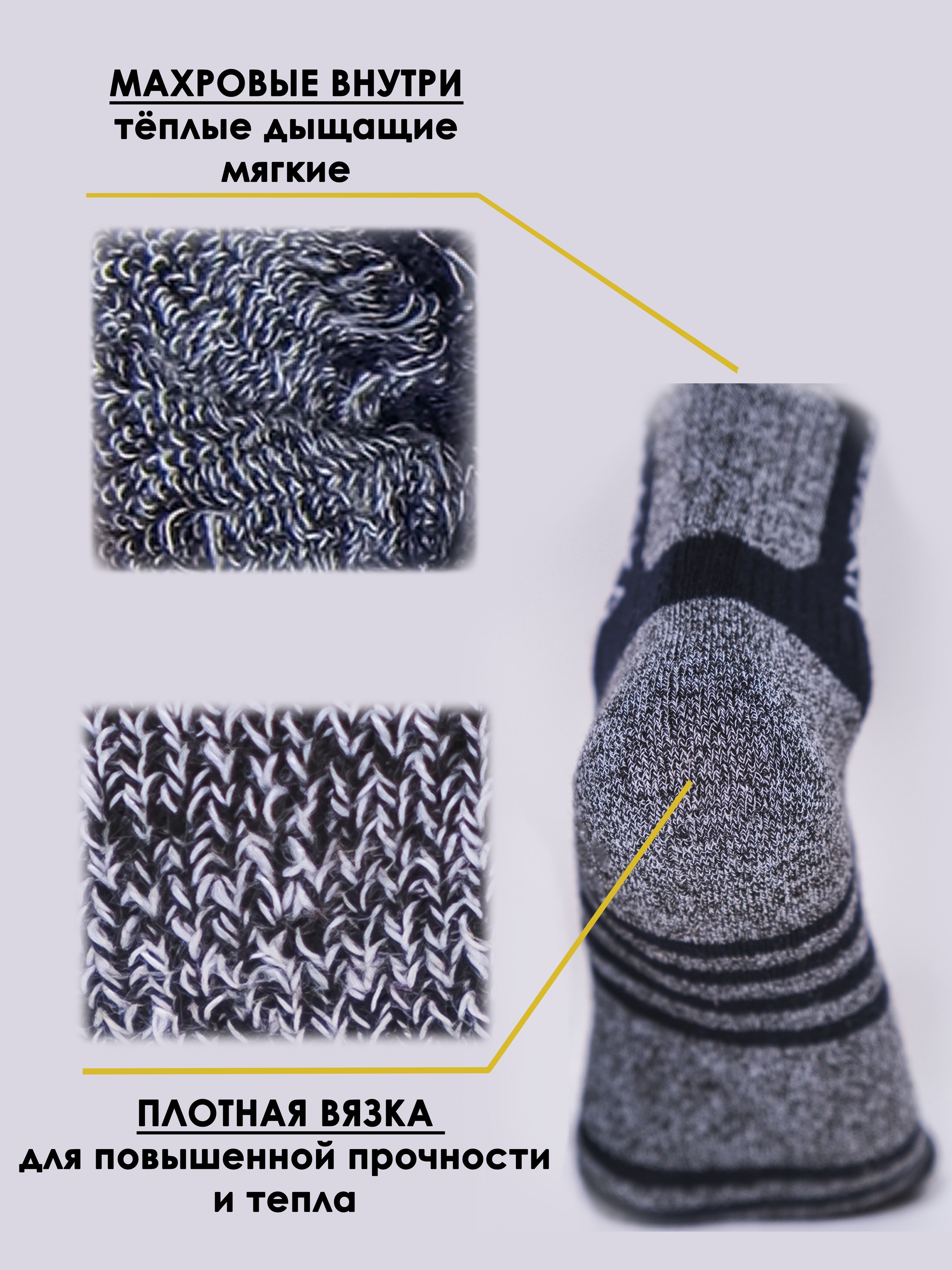 Термоноски, 4 пары - купить с доставкой по выгодным ценам в интернет ...