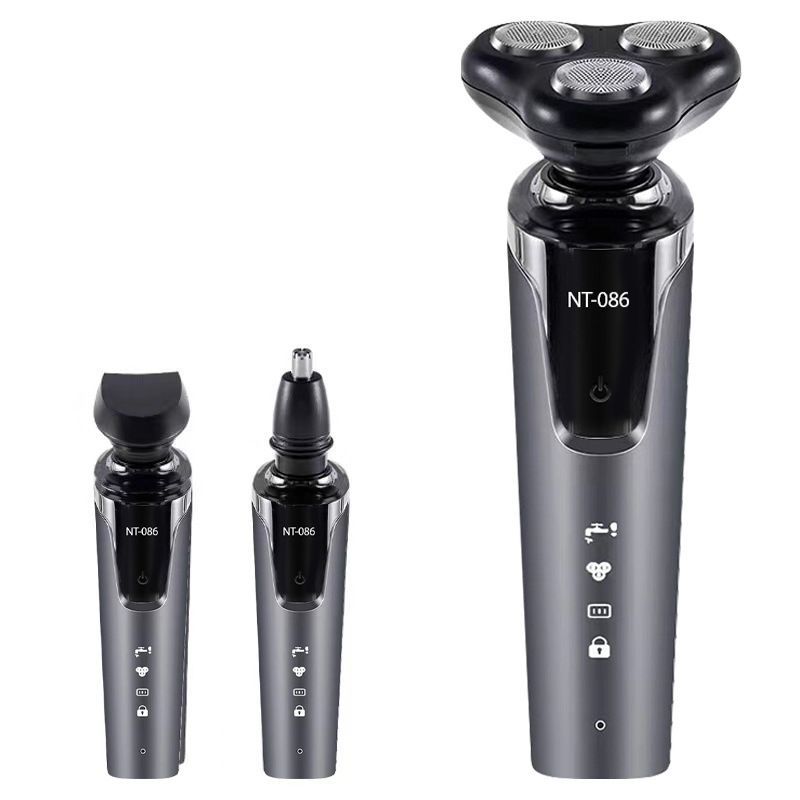 Мужская электробритва Seiko с тремя лезвиями, портативная моющаяся ...