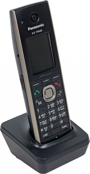 VoIP(SIP)- телефон PANASONIC KX-TGP600RUB,чёрный - купить с доставкой ...