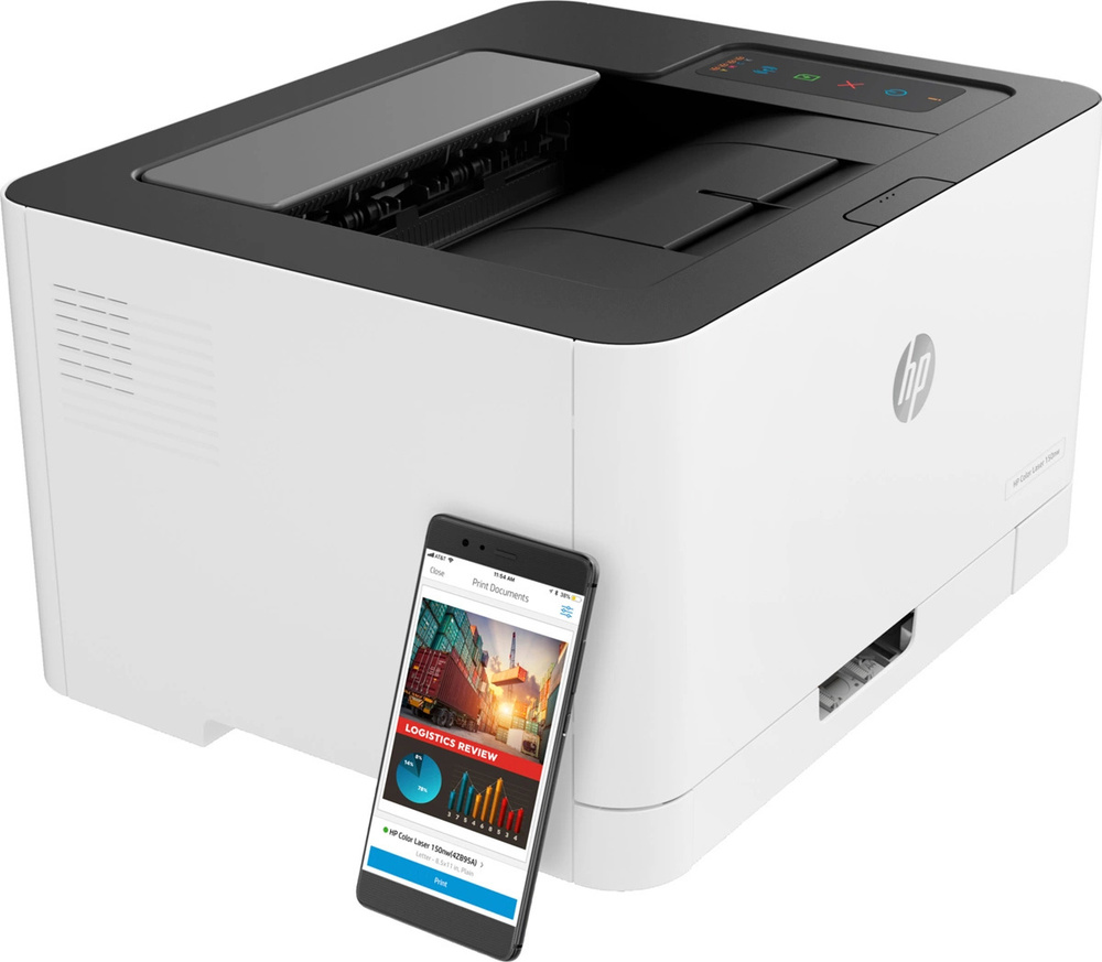 Принтер HP Color Laser 150a, Цветной печать, купить по низкой цене: отзывы,  фото, характеристики в интернет-магазине OZON (775096042)