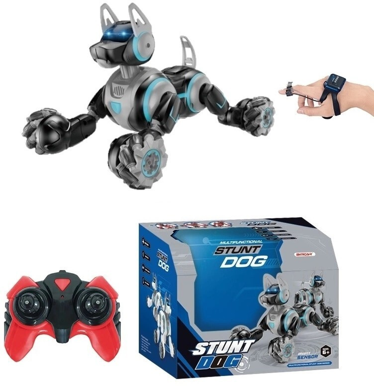 Робот собака-перевертыш Dog с пультом управления в виде наручных часов ...