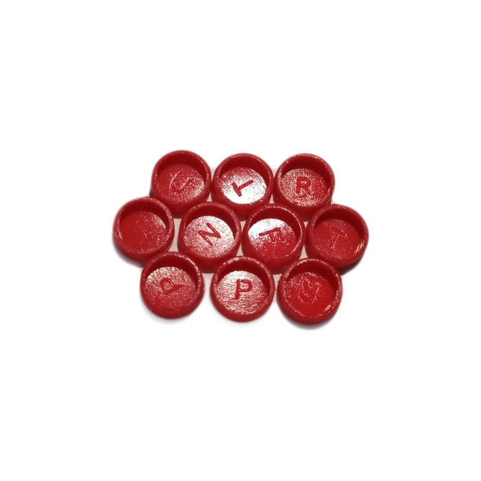 Пломба пластиковая для тахографа, малая, красный, 100 шт - купить с ...