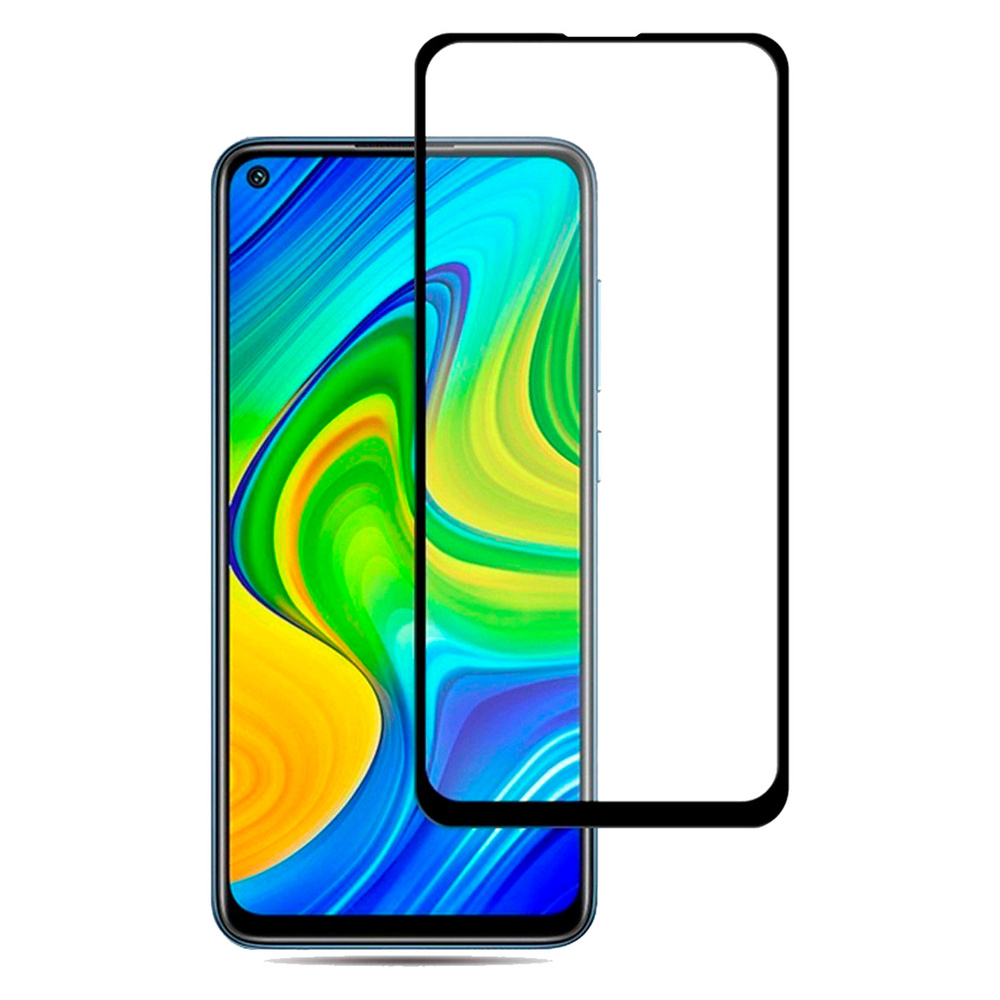 Защитное стекло для Xiaomi Redmi Note 9 Pro c полным покрытием, черная  рамка, серия СТЕКЛОФФ Base - купить с доставкой по выгодным ценам в  интернет-магазине OZON (214615769)